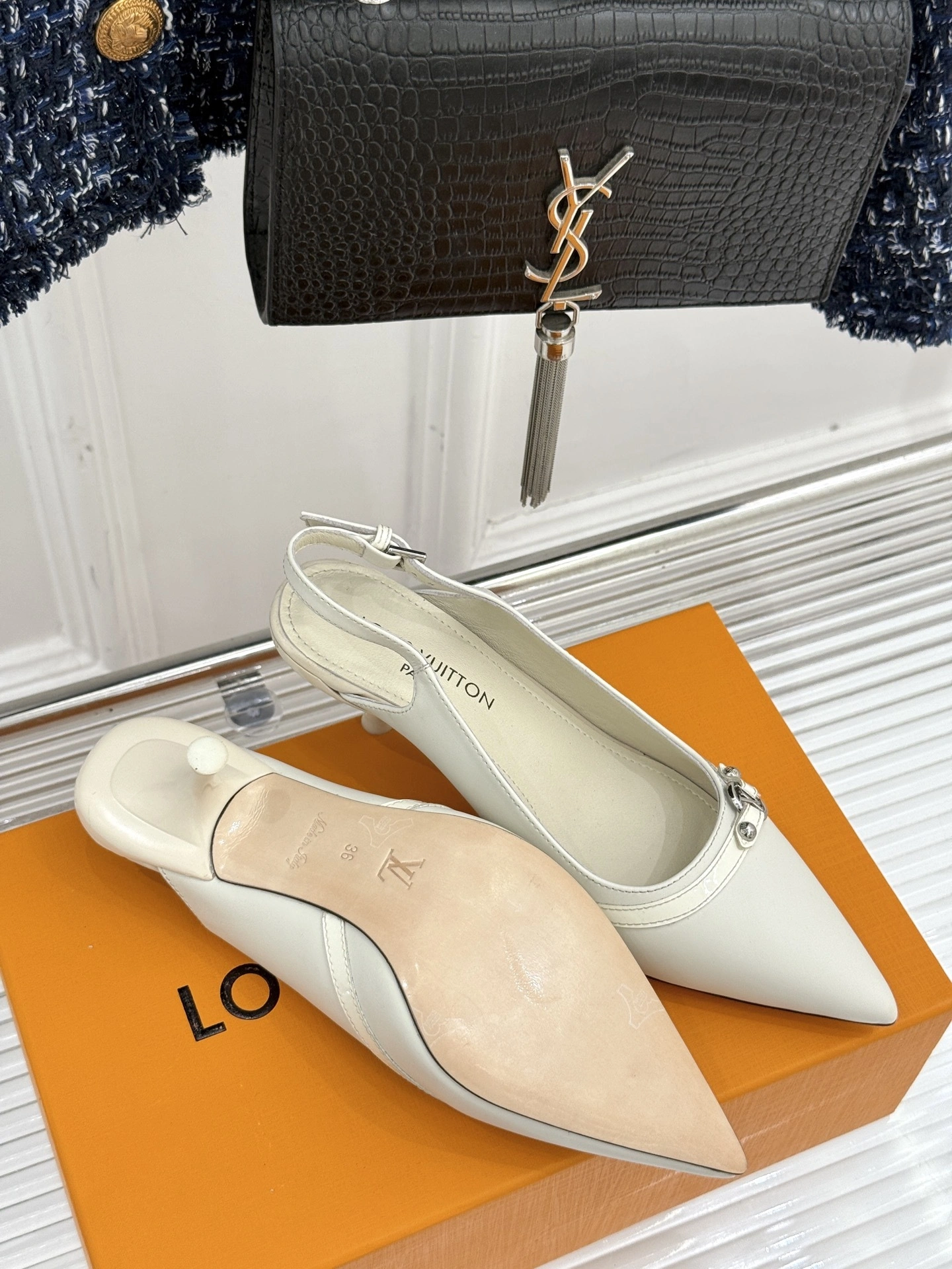 COCO-- 8V Heel height：5.5CM Calfskin sheepskin item:E-X158C1829